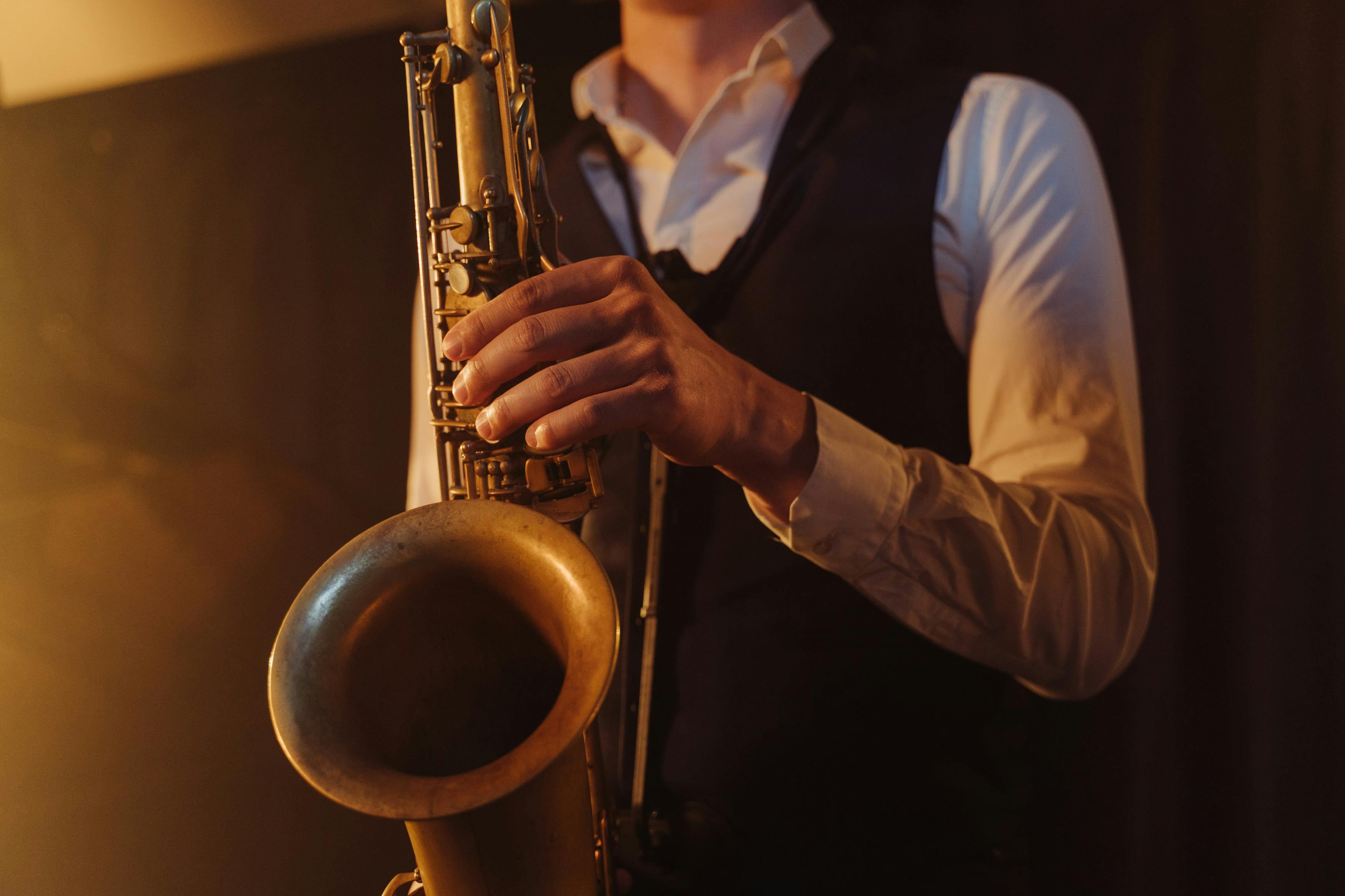 flauta, sax alto trompete e violino